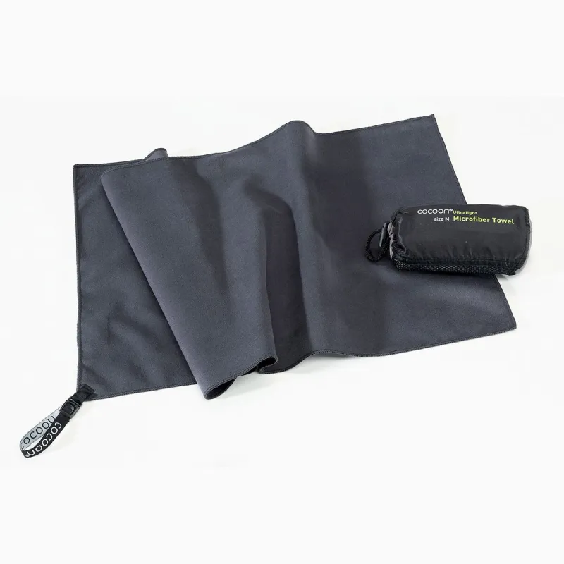 Cocoon Towel Ultralight,60x30cm, Microfiber Håndklæde, manatee grey