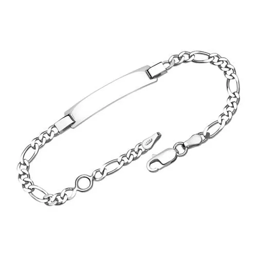 Figaro armbånd i Sølv 16 eller 19 cm - Mulighed for gravering