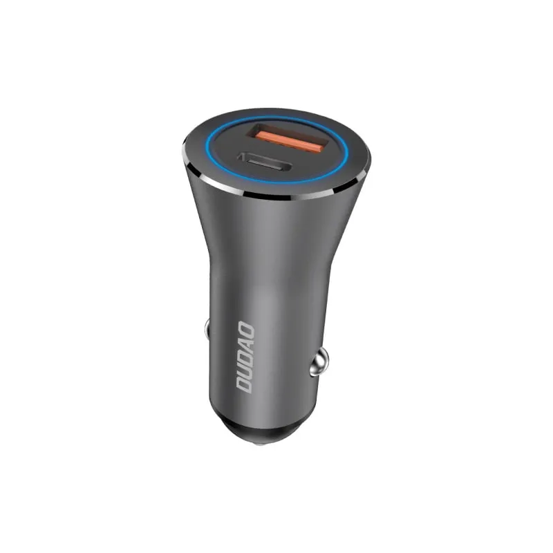 Dudao R4Max Upgrade Biloplader. 45W PD QC (1xUSB-A + 1xUSB-C)