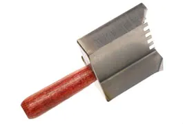 Limske 100 mm med træ håndtag