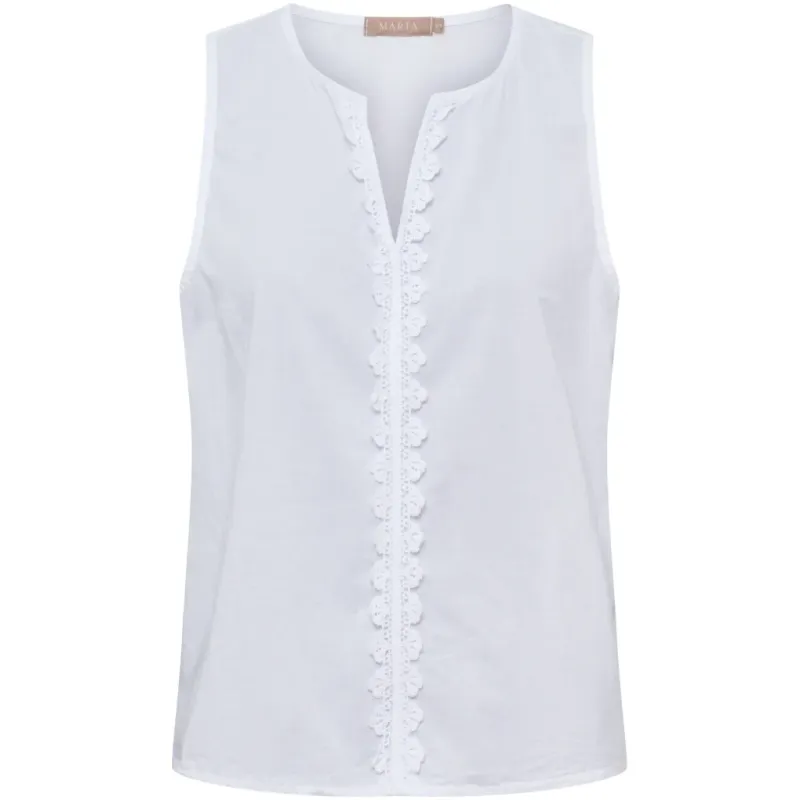 Marta du Chateau dame top MdcVienna 68503M - White