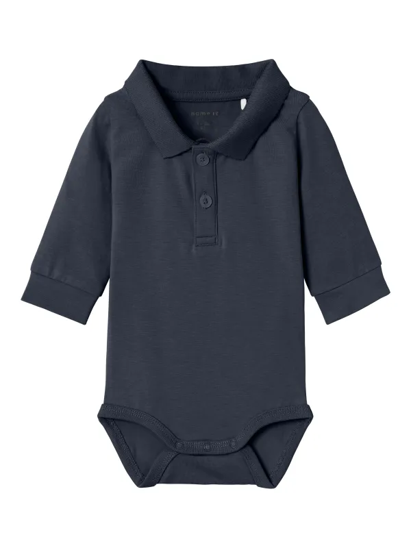 Name It Holger - LS Polo Body NOOS - Dark Sapphire - 50 cm