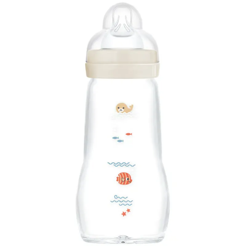 MAM Feel Good Glass Bottle Neutral (260 ml)