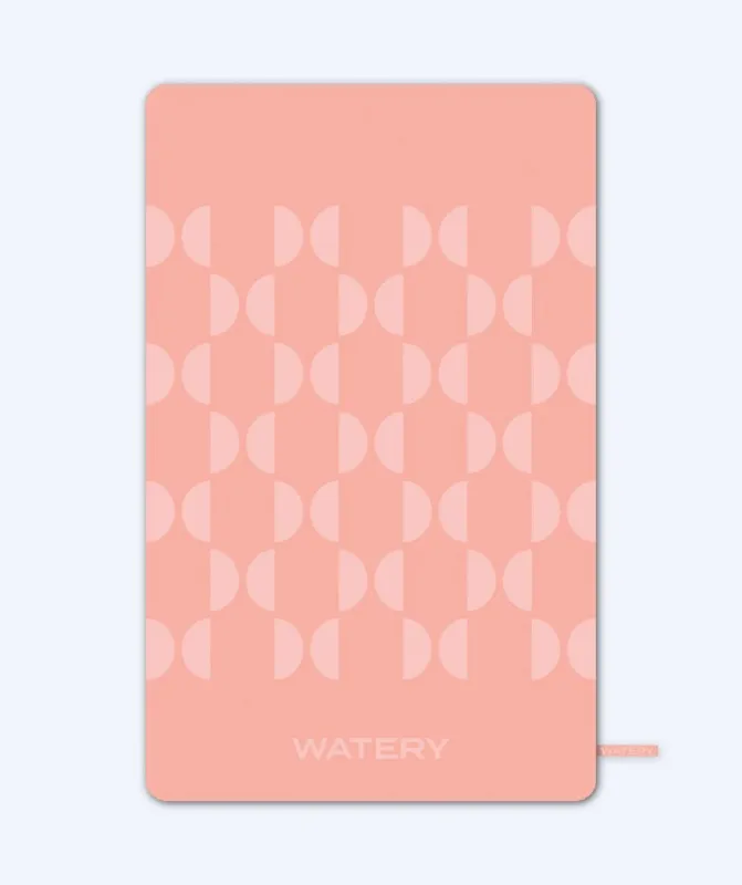 Watery microfiber håndklæde (175 x 110 cm) - Rafferty - Blurish Pink - Håndklæder