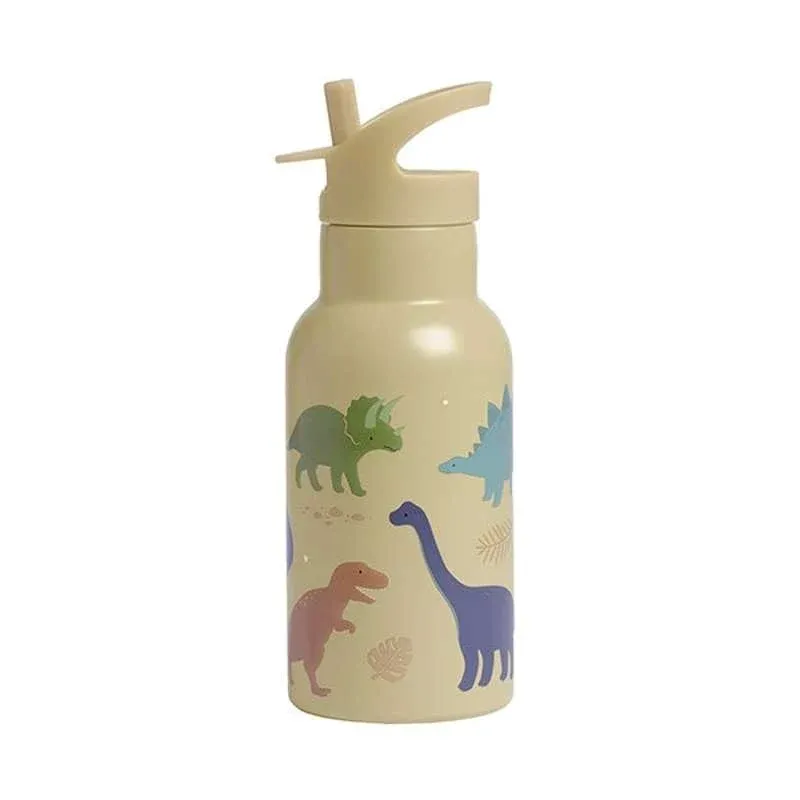 A Little Lovely Company Termo Ståldrikkedunk - 350ml - Dinosaurs