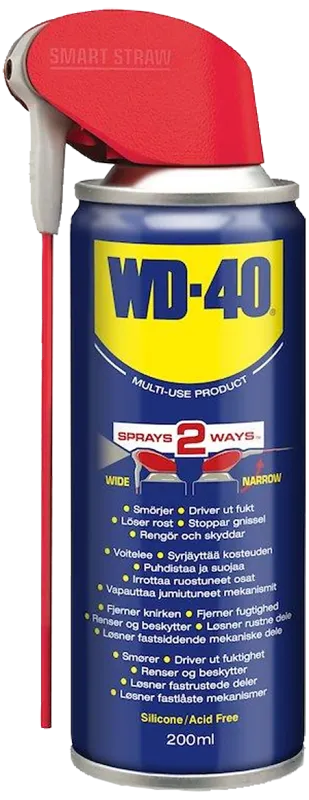 WD-40 multiolie, 200 ml Smart Straw spray
