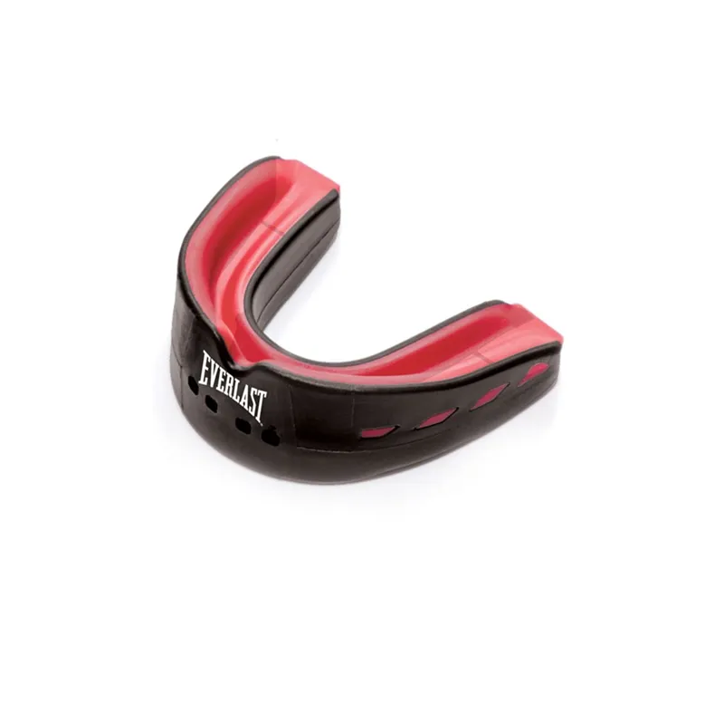 Everlast Evershield Double Tandbeskytter - Sort/ Rød