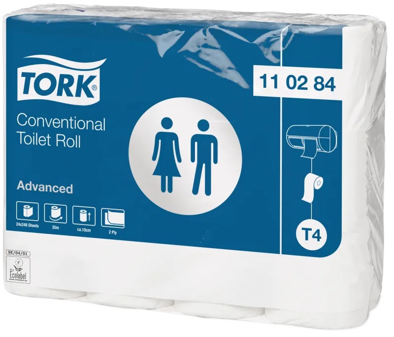 Tork toiletpapir Advanced T4 34,7mtr, 24 rl