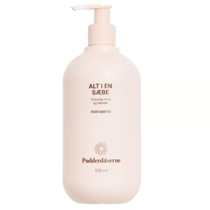 Pudderdåserne Alt I En Sæbe 500 ml.