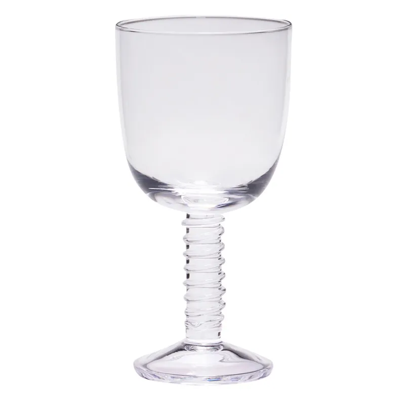 Hübsch Clink Hvidvinsglas, klar