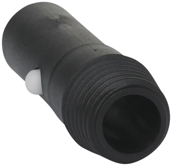 Adapter fra click til gevind, ø26×78 mm