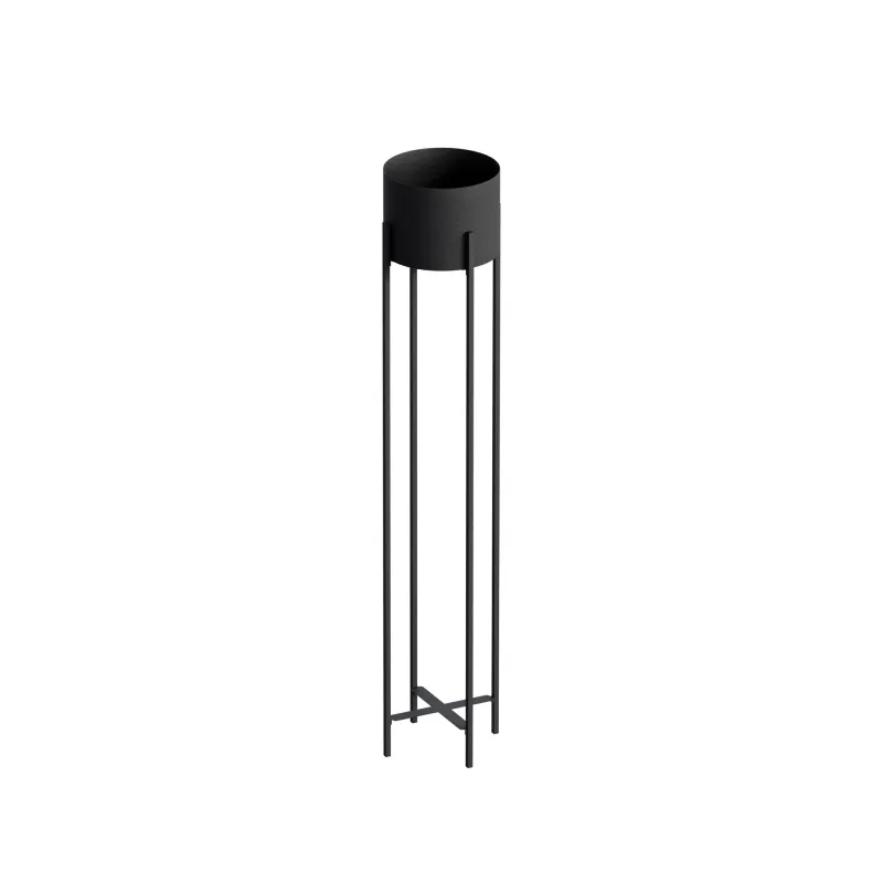 NORDVÄRK GED-024  blomsterstander - sort metal (H:108)