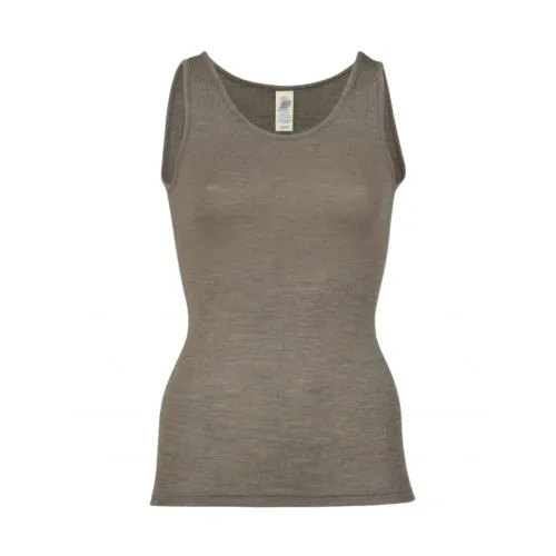 Dame Top I Merinould 34/36 Walnut