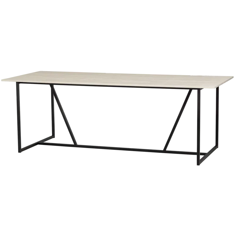 WOOOD - Silas Spisebord Asketræ Børstet Dust FSC 220x90 cm