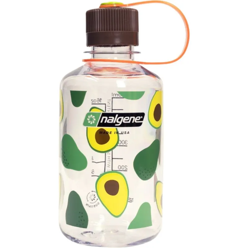 Nalgene narrow mouth sustain, drikkedunk, 500 ml, avocado