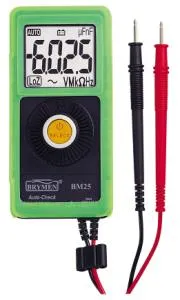 Elma 25a  -  Lommemultimeter med automatisk AC/DC valg