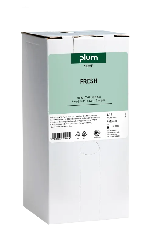 Sæbe Plum Fresh, 1,4 l bag in box til Multi-Plum