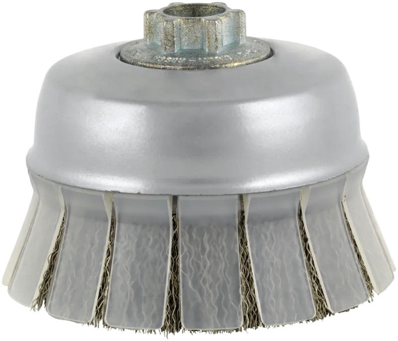 Kopstålbørste skrå 11TDW 75×20×M14-2 E0,3INOX SHL.