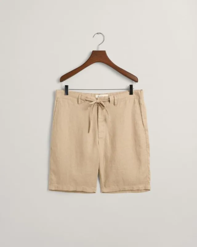 RELAXED LINEN DS SHORTS