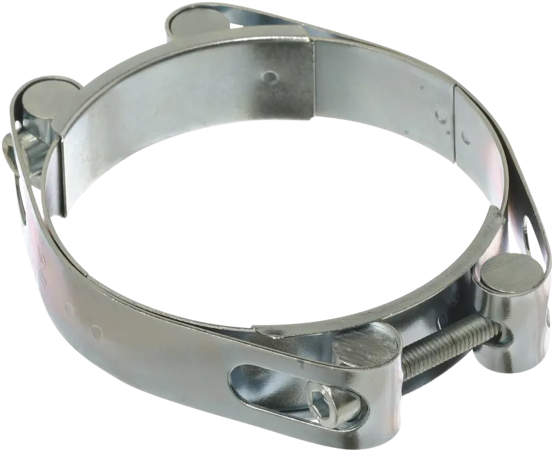 Power Clamp galv. 20mm 2×M6 bolt, 110-120mm