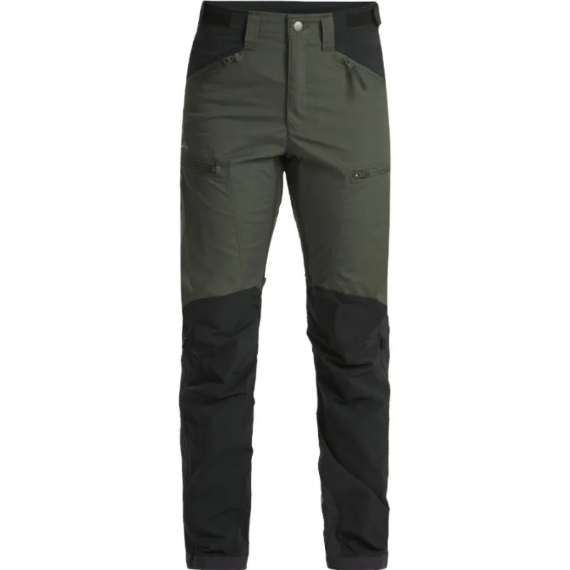 Lundhags Makke High Waist Curved Pant W, vandrebukser, dame, grøn/sort