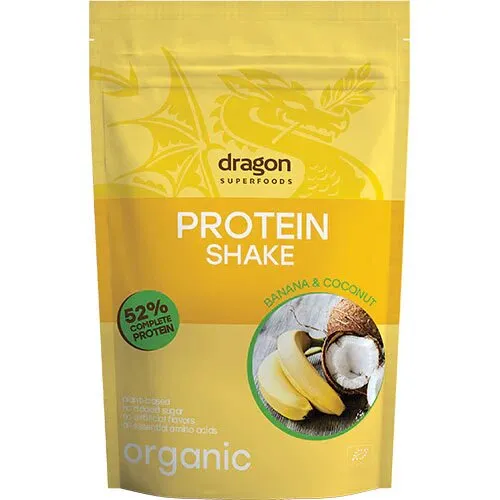 Protein Shake Banan & Kokos Øko. - 450 gram