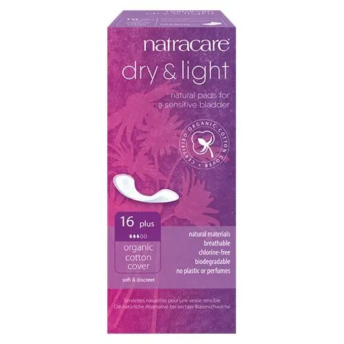Natracare bind 16 stk Dry&Light plus (inkontinens) - 1 pk.