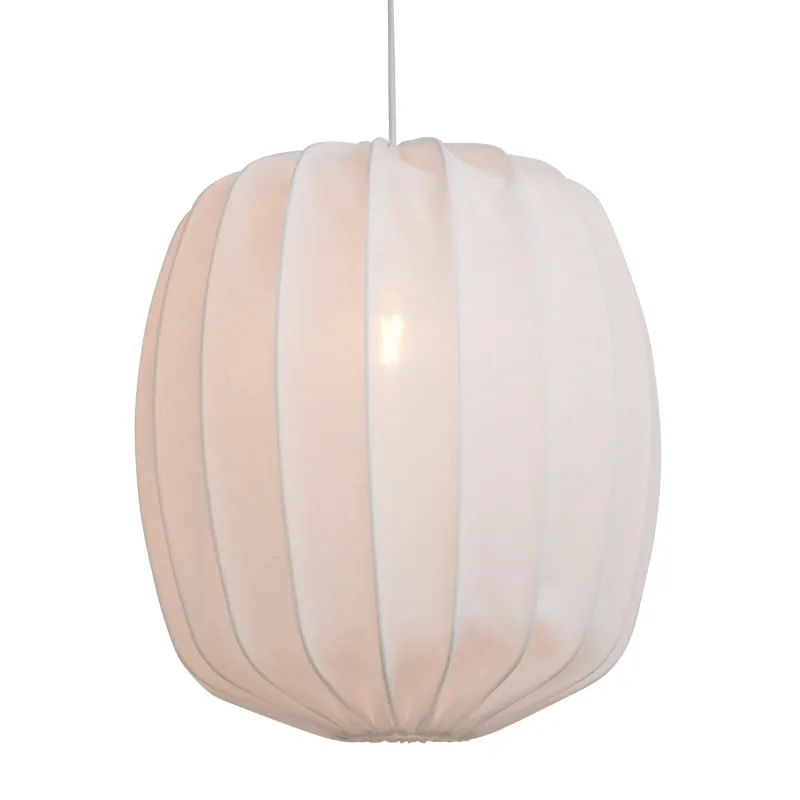 Watt&veke Prisma loftslampe i hør 45 cm, hvid