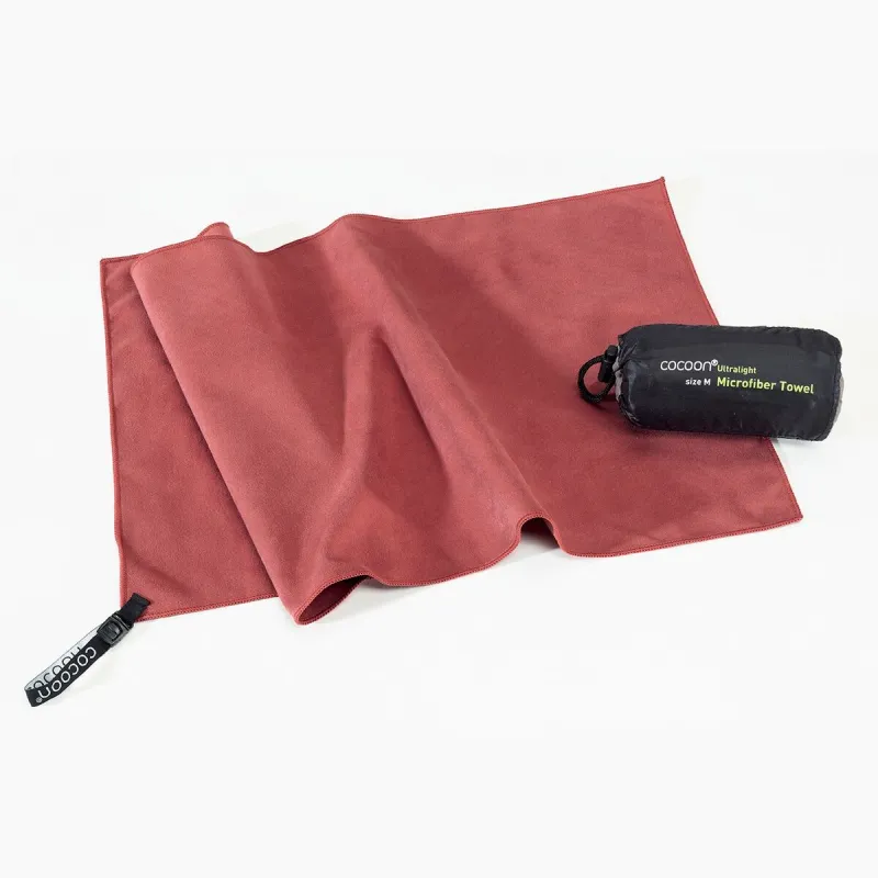Cocoon Towel Ultralight,60x30cm, Microfiber Håndklæde, marsala red