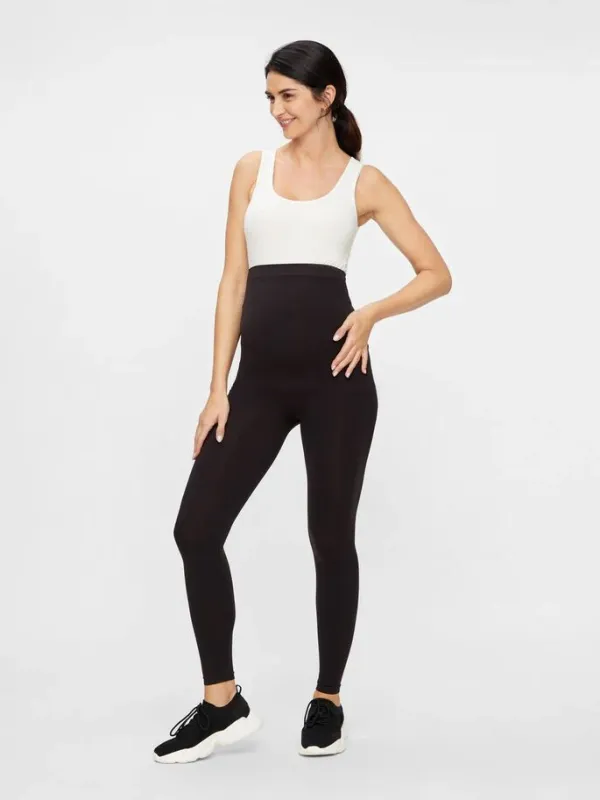 Mamalicious sorte graviditets - leggings, MLTia - Mamalicious - Leggings - Buump