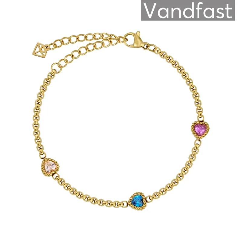 ANNEBRAUNER Loving Armbånd 18k guldbelagt