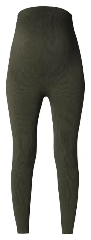 Noppies Reva Sømløs Riblegging - Olive - XS\S