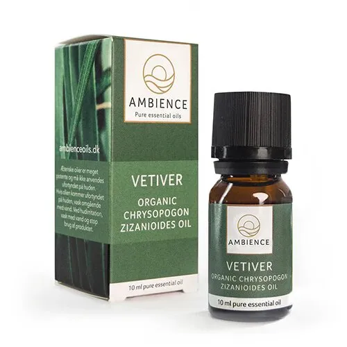 Ambience Vetiver olie, øko - 10 ml.