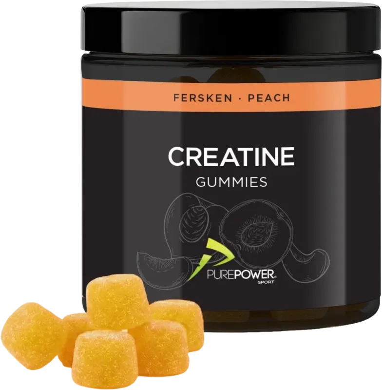 Purepower Creatine Gummies - Peach (60 stk.)