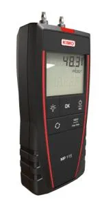 KIMO MP115S. Differenstrykmanometer u/kalibreringscertifikat