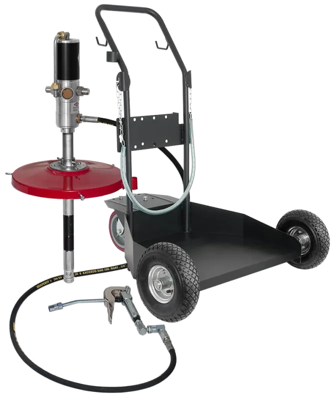 Kabi pneum. smøreapparat f/200kg fedttromle