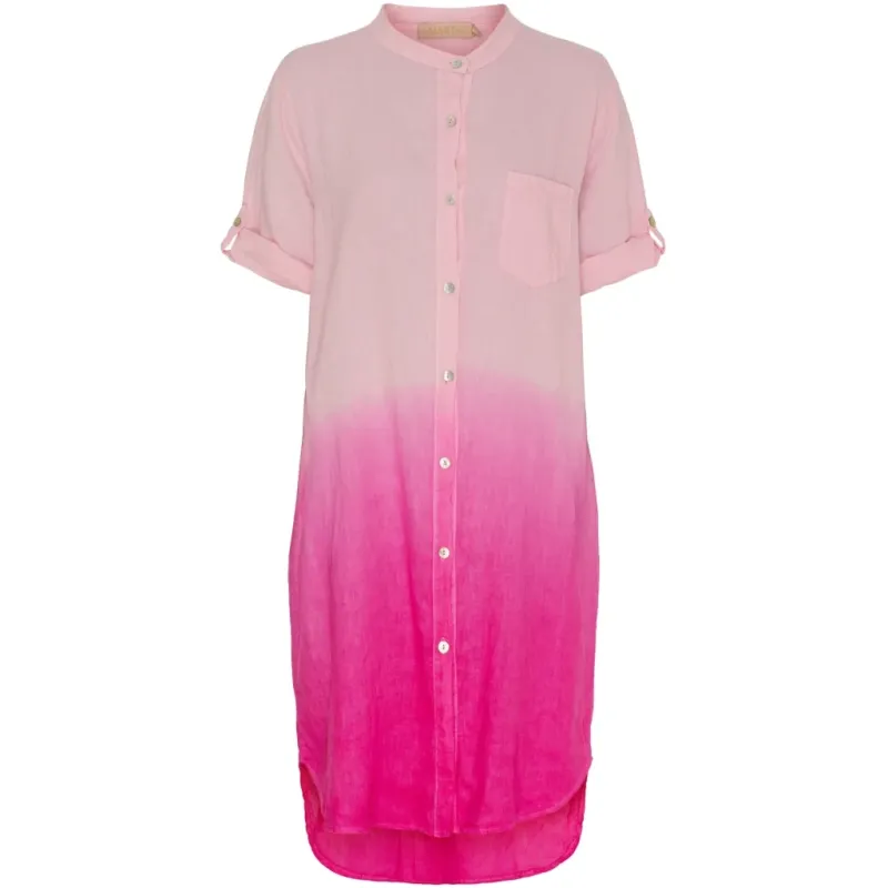 Marta Du Chateau dame kjole MdcJóna - Pink/Fuxia