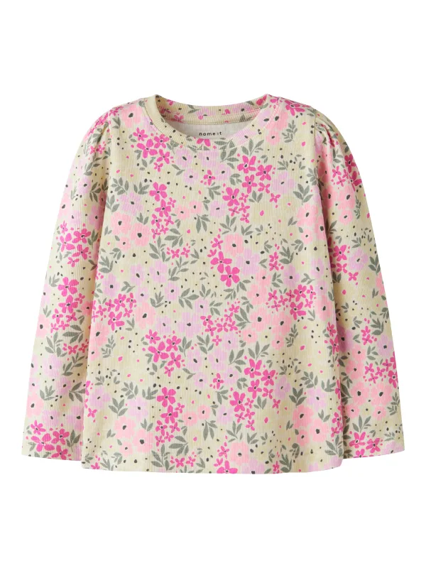 Name It Dartias LS Top - Peyote Melange - 92 cm