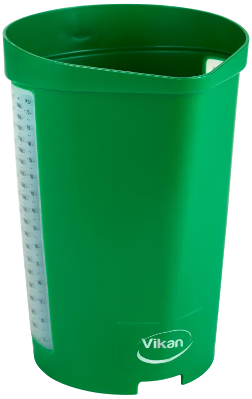Målekande, 2 ltr, grøn PP plast