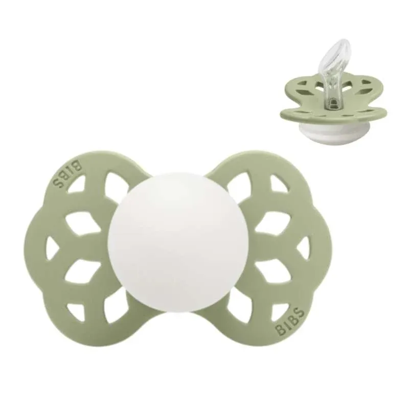 BIBS Anatomisk Infinity Sut - Str. 1 - Silikone - GLOW - Sage
