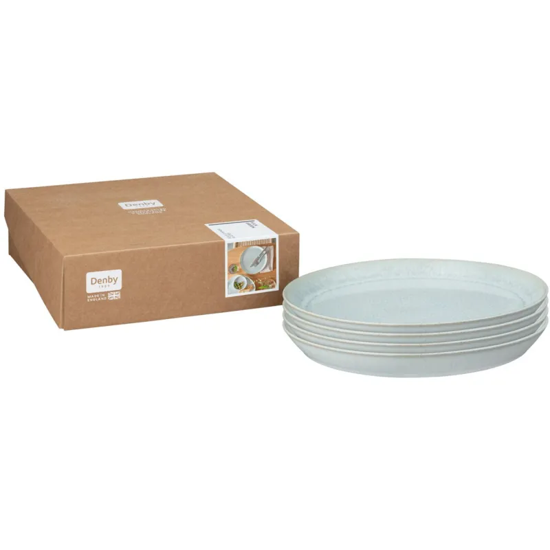 Denby Kiln Green, sæt med 4 middagstallerkner