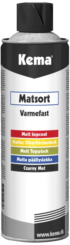 Kema RAL industrilak matsort 500ml