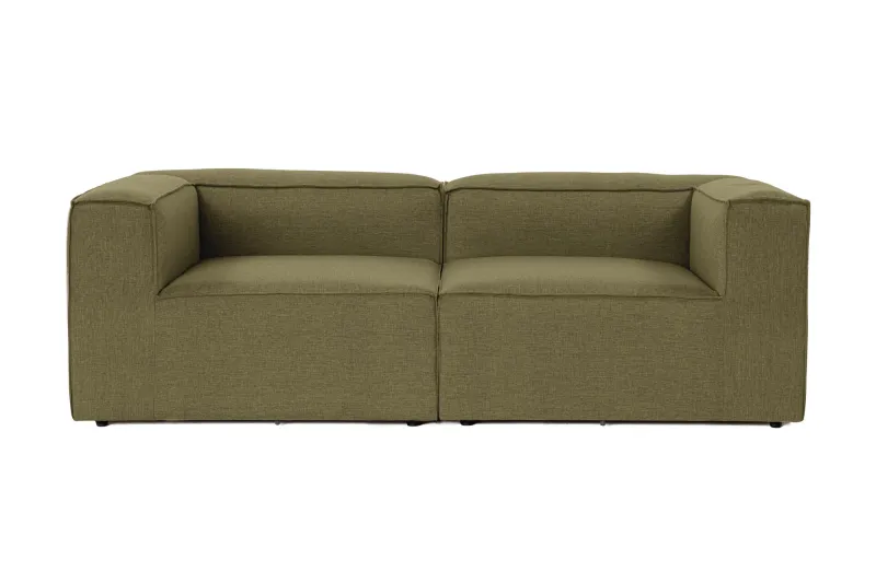 NORDVÄRK Fora 2 pers. sofa - grøn stof