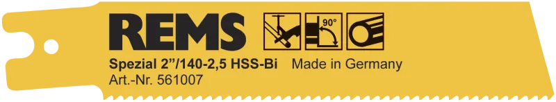 REMS rør-bajonetsavklinge special 2"/140-2,5 5/pk