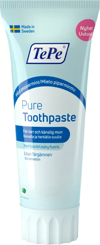 TePe Pure Toothpaste Mild Peppermint (75 ml)