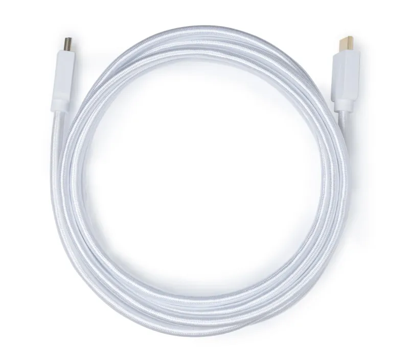 Nacon HDMI Cable 2.1 Braided, 8K  -  3 m, White Videokabel - GEEKD.dk
