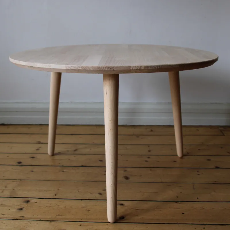 CT 10 - Sofabord i massiv eg og diameter 60 cm Højde