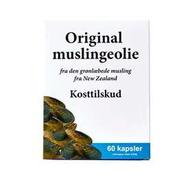 Original Muslingeolie 60 kapsler