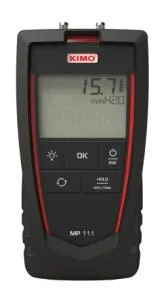 KIMO MP111. Differenstryksmanometer m/kalibreringscertifikat
