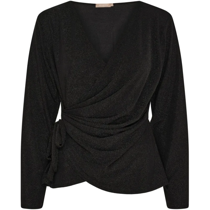 Marta du Chateau dame bluse MdcAndi 1612 - Black